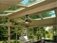 Patio Enclosures Exclusive Glass Roof Panels - Windows for your Sunroom Roof