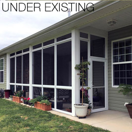 Sunroom/Florida Room under existing roof