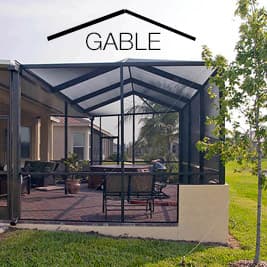 Pool Enclosure Gable Roof