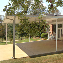 Patio Covers White Frame